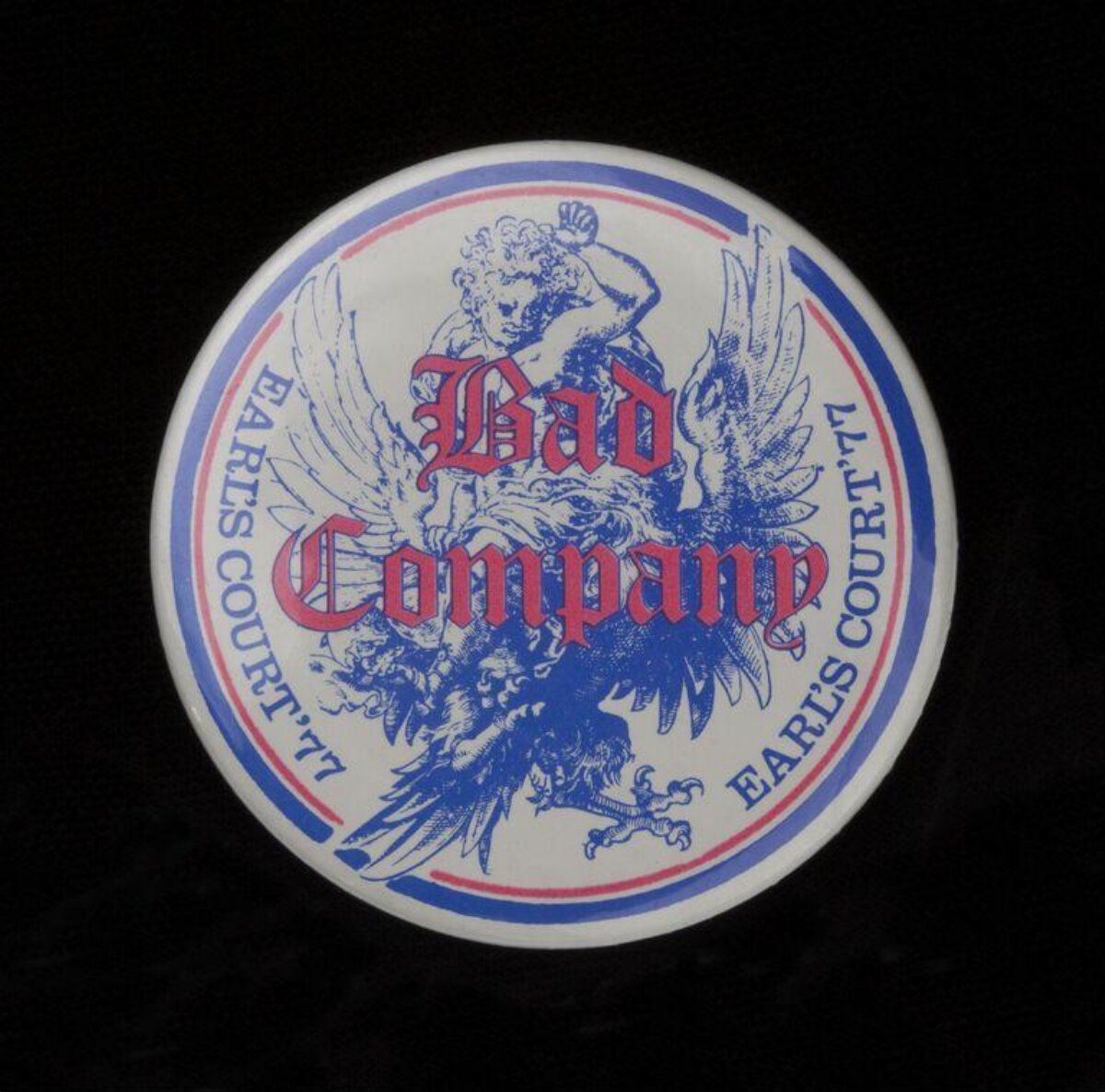 Badge — Bad Company badge, 1977