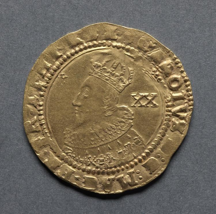 Unite: Charles I (obverse), 1625 (Cleveland Museum of Art 1969.192.a)