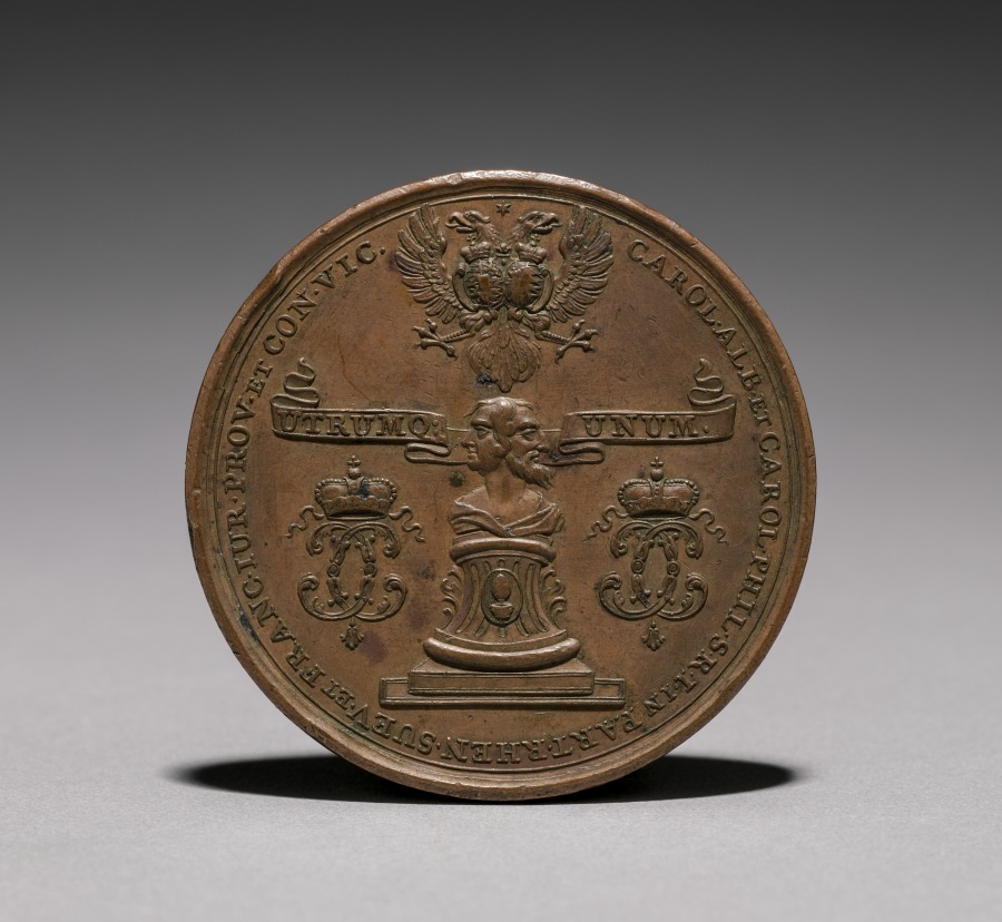 Augsburg Medal (reverse), 1742 (Cleveland Museum of Art 1916.1874.b)