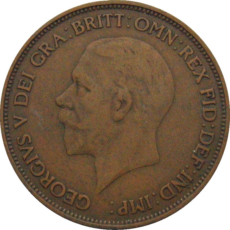 United Kingdom — George V — Bronze Penny