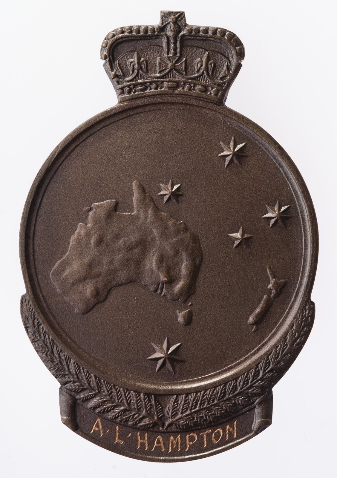 Medal, Anzac Commemorative Medallion, Australia, 1967 — museum object NU 44477