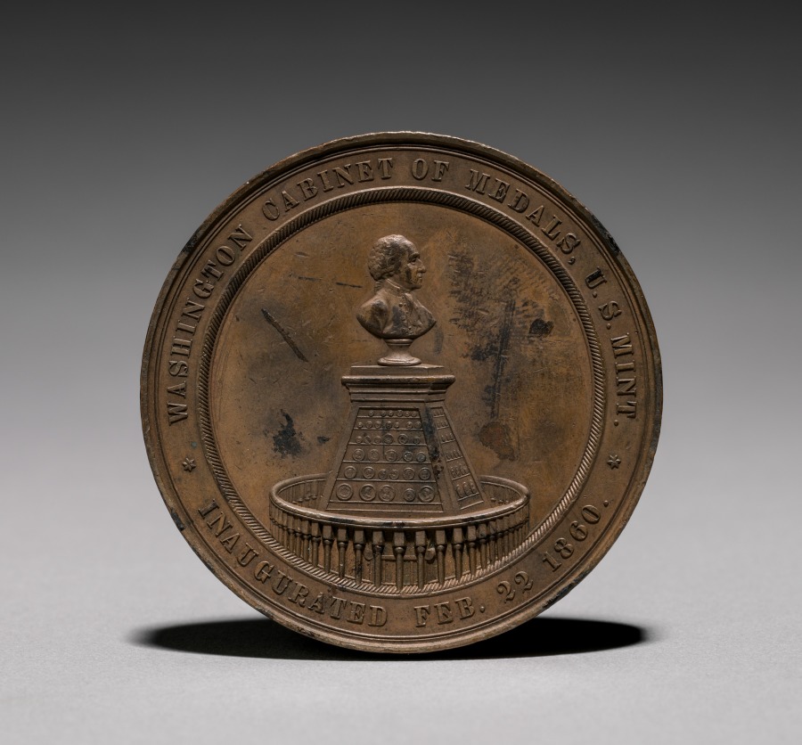 Medal: George Washington (reverse), 1860 (Cleveland Museum of Art 1916.1869.b)