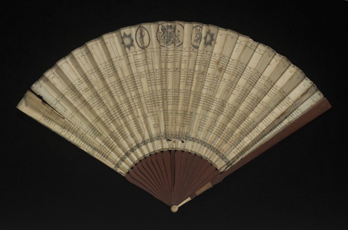 Fan — King's Theatre, Haymarket, Fan, London, ca. 1796