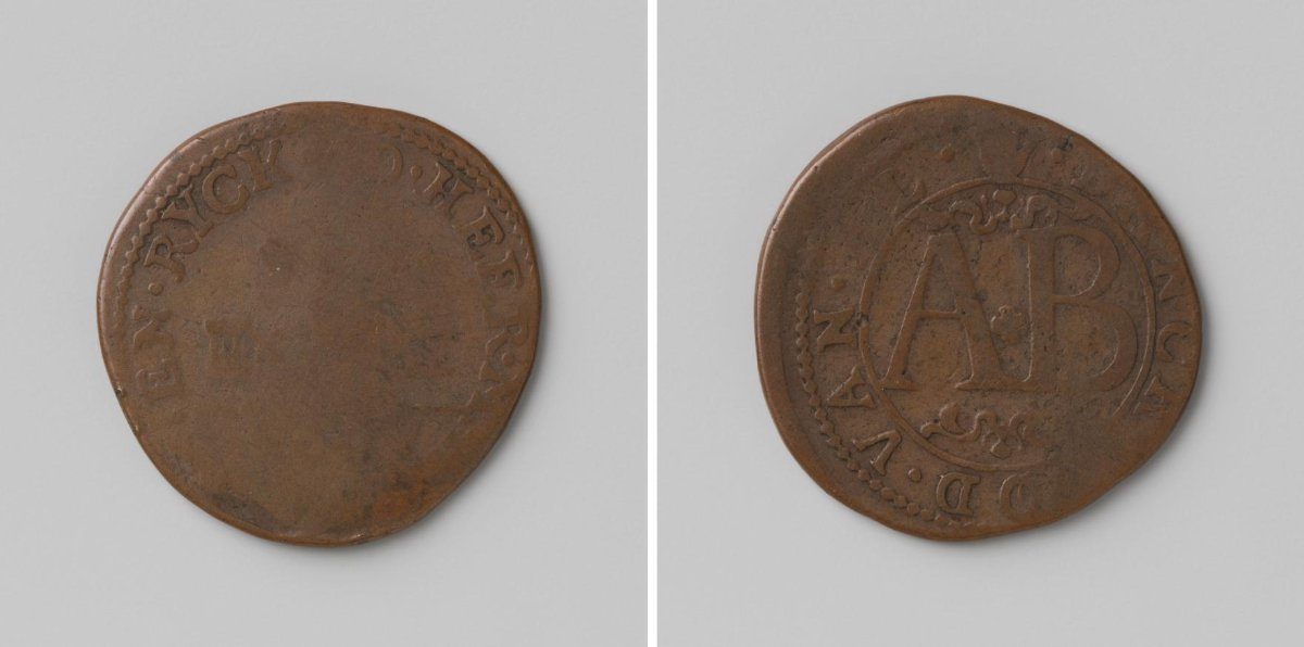 City of Antwerp, token that entitled the bearer to bread during distribution
