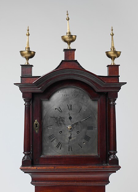 Additional museum view 2 of Miniature Tall Clock (accession 30.120.49).