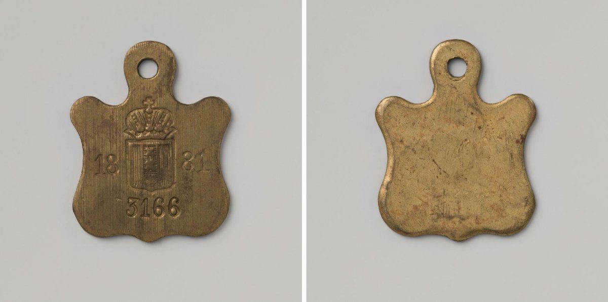 City of Amsterdam, lead token with no. 3584