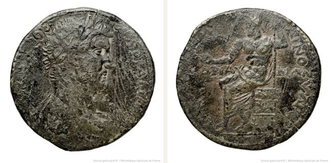 Hadrianoi, Hadrian, bronze coin — Zeus enthroned left (CN type 16852)