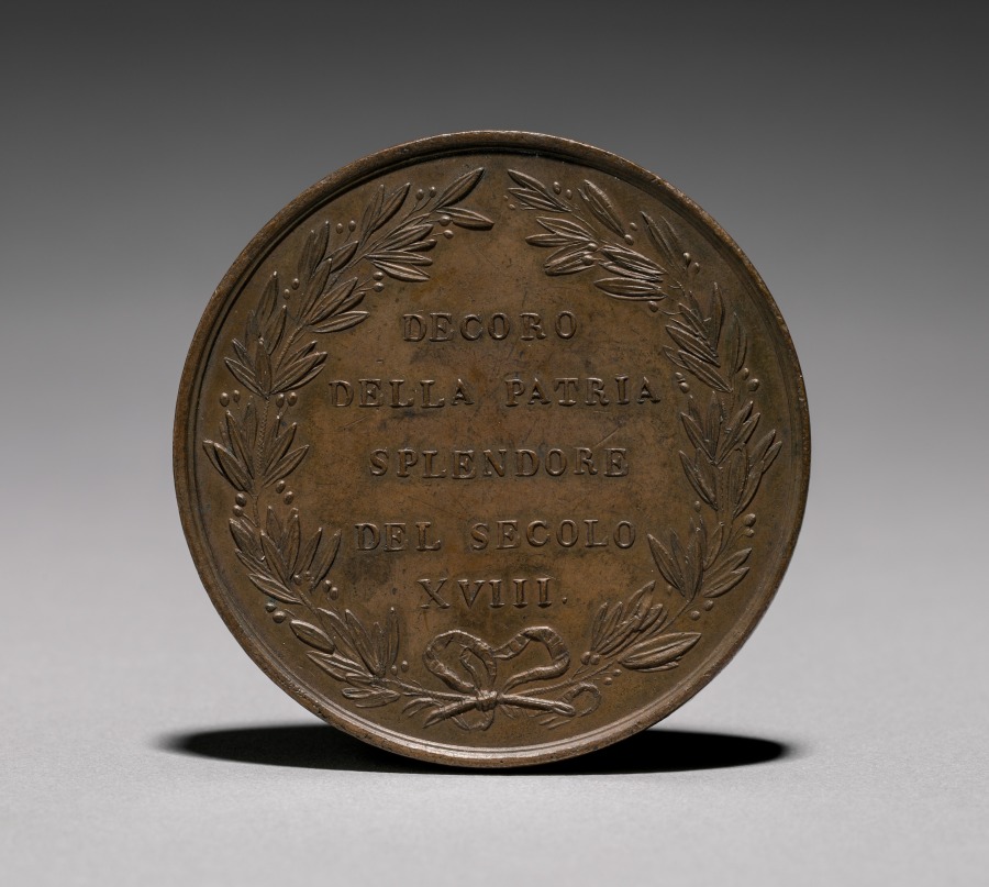 Medal: Guiseppe Rossi Pittore (reverse), early to mid-1800s (Cleveland Museum of Art 1918.578.b)