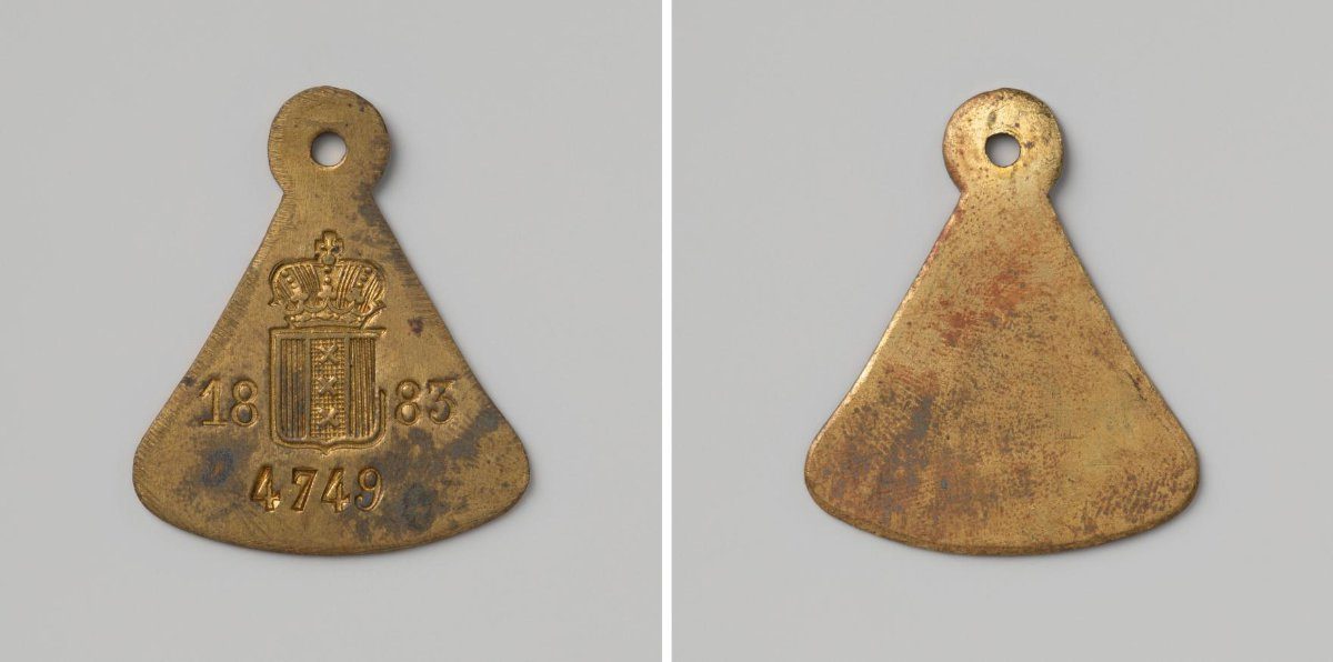 City of Amsterdam, lead token with no. 4749