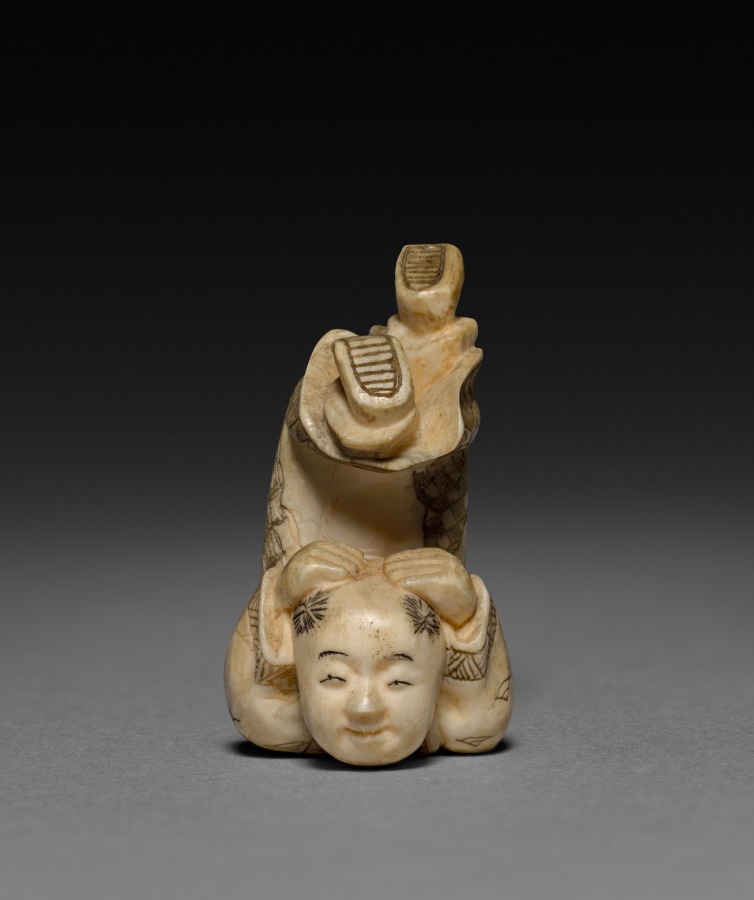Netsuke of Child, early 1900s (Cleveland Museum of Art 2000.1005)