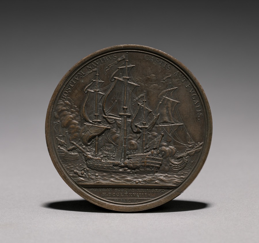 Medal: John Paul Jones (reverse), undated (Cleveland Museum of Art 1916.1873.b)