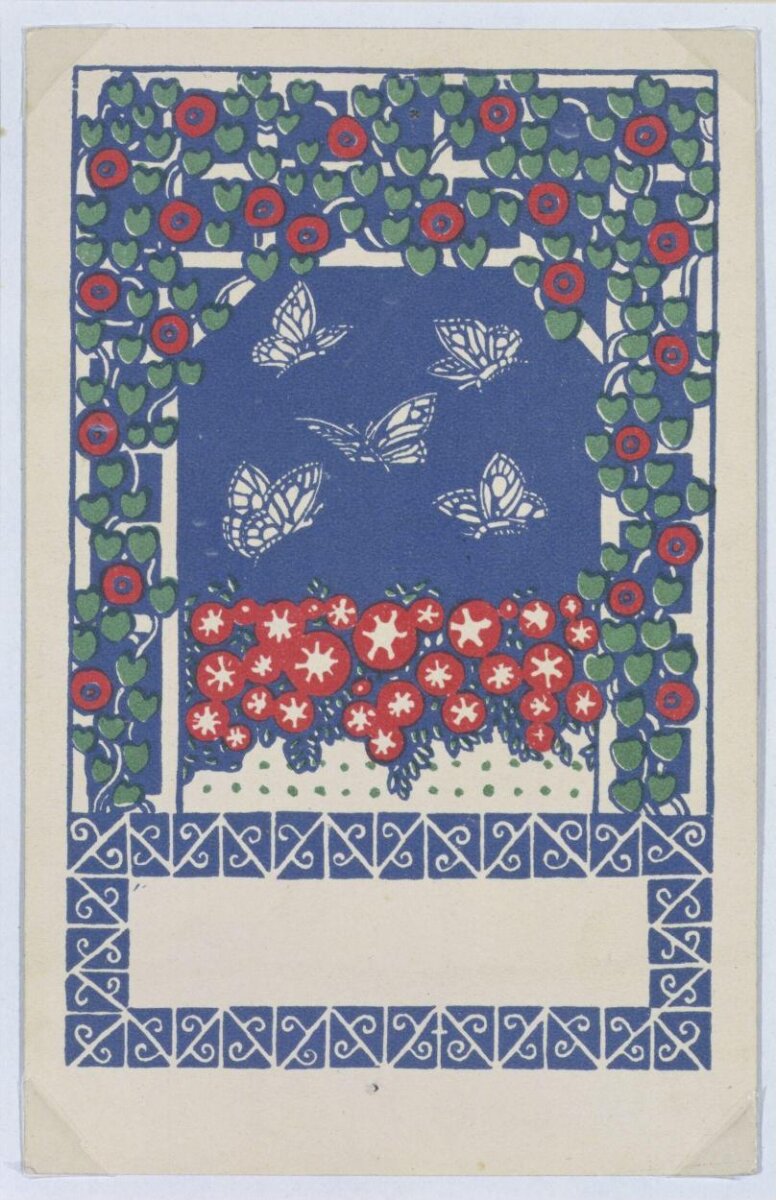 Postcard — Kasperltheater: Wiener Werkstätte Postcard No. 30, Vienna, 1907-8