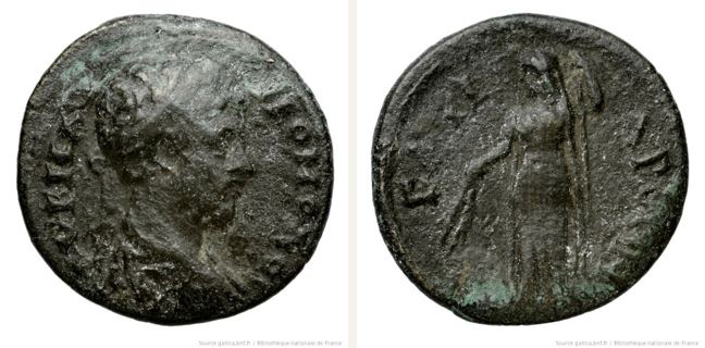 Gargara, Commodus, bronze coin — Veiled Demeter standing facing (CN type 12200)