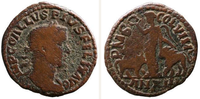 Viminacium, Trebonianus Gallus, bronze coin — Victory standing left (CN type 16601)