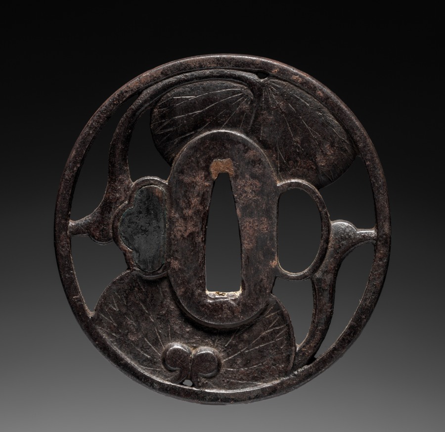 Additional museum view 2 of Sword Guard (accession 1919.311).