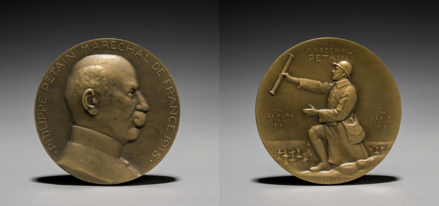 Petain Medal, 1922 (Cleveland Museum of Art 1923.419)