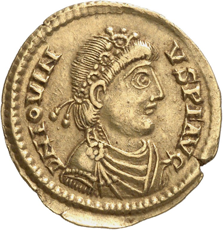 RIC X Jovinus 1701