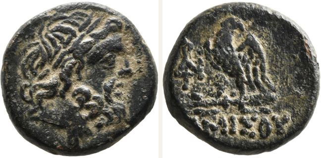 Amisos, bronze coin — Eagle standing facing (CN type 22747)
