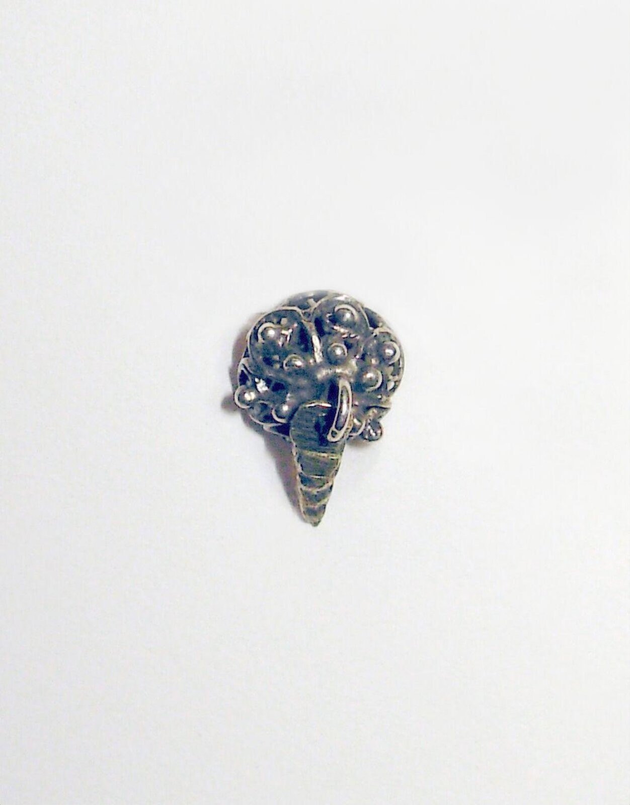 Button, silver filigree, Cordoba, 1865-1870 — museum object 1115-1871