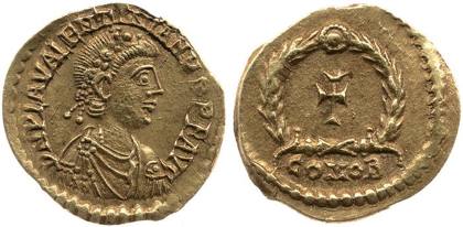 RIC X Valentinian III 2071