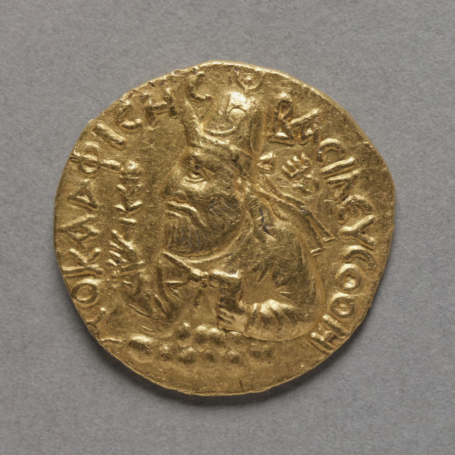 Vima Kadphises (obverse), 50–78 CE (Cleveland Museum of Art 1999.225.a)