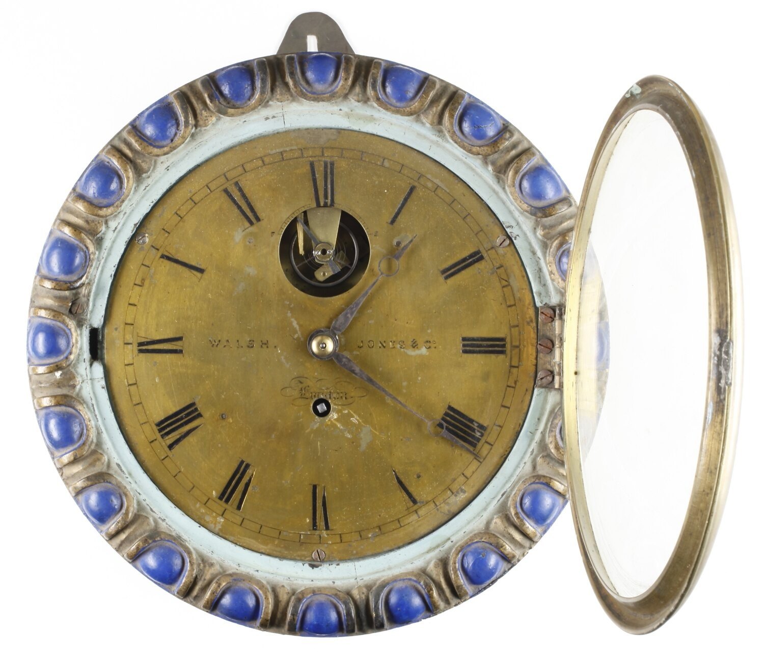 Marine clock, Walsh Jones & Co, Melbourne, 1855 — museum object ST 19114