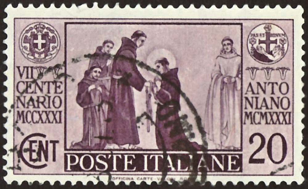 Photograph of a stamp from this issue (Wikimedia Commons file “ITA 1931 MiNr0362 pm B0012.jpg”). The paper, perforation or watermark variety shown cannot be confirmed from the photograph.
