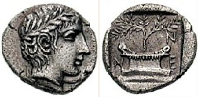 Neandreia, hemidrachm — Altar (CN type 20838)