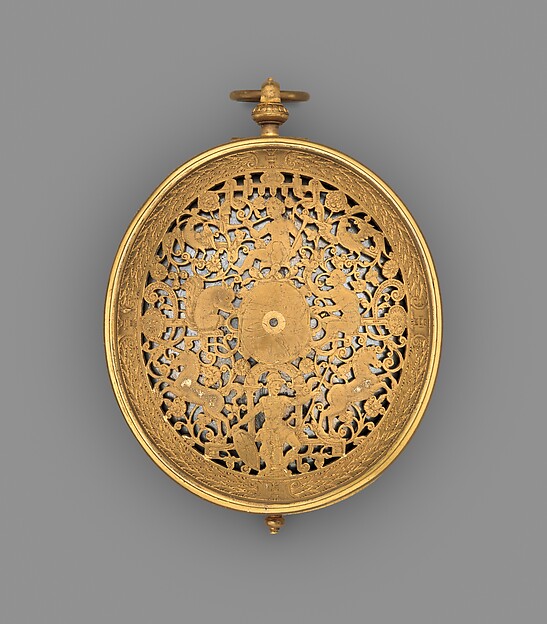 Additional museum view 2 of Clock watch with astronomical dial and sundial (accession 17.190.1603).