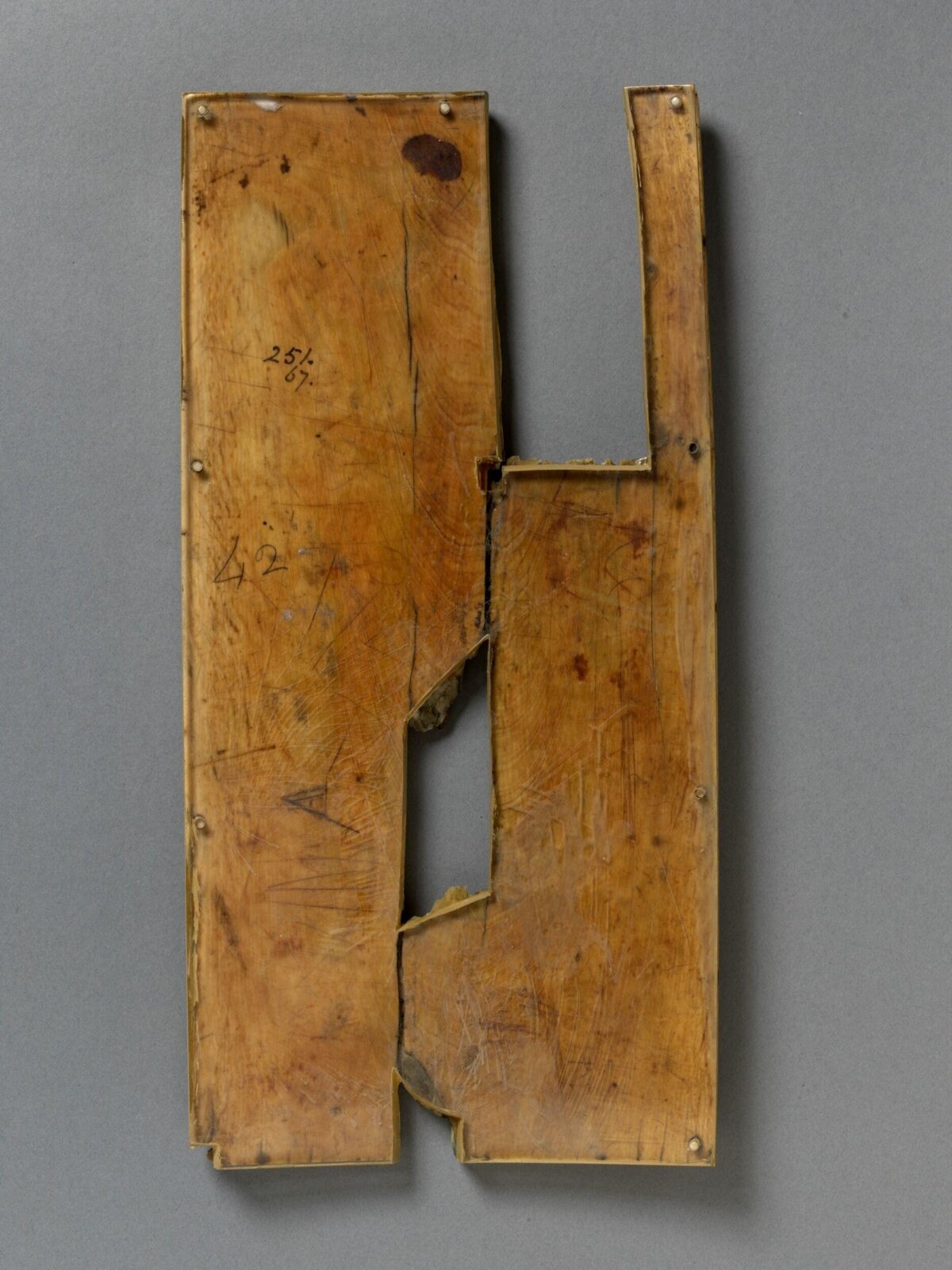 Book cover, carved ivory, Metz, 860 — museum object 251:1, 2-1867