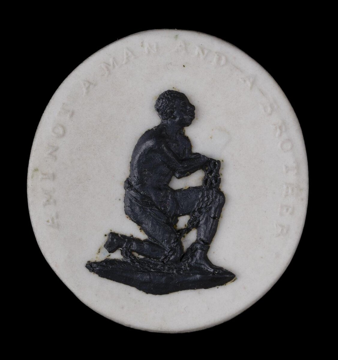 Anti-slavery medallion, Etruria, ca. 1787