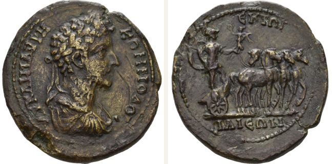 Ilion, Commodus, sestertius (CN type 20350)