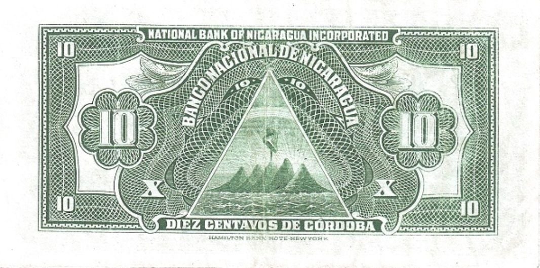 Reverse of 10 Centavos de Córdoba (1938), Pick 79