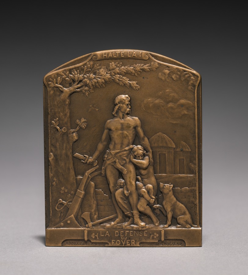 Medal (obverse), 1914–1918 (Cleveland Museum of Art 1919.94.a)