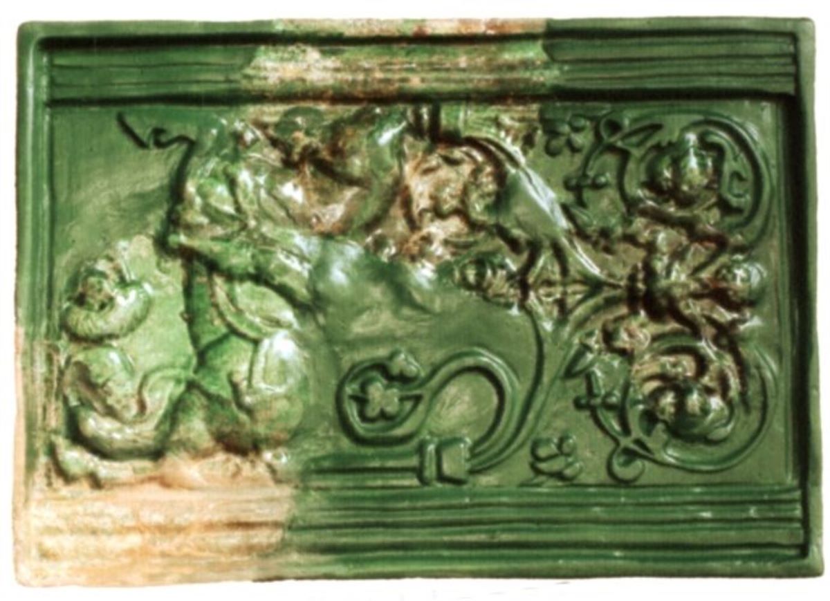 Placque stove tile