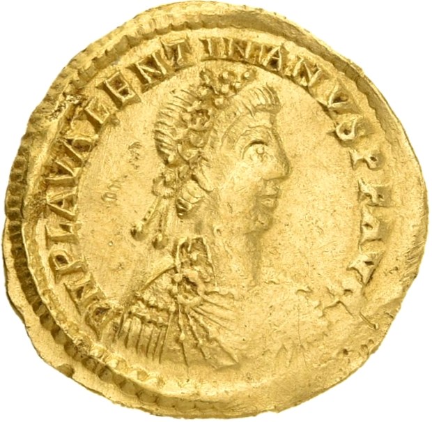 RIC X Valentinian III 2047