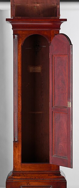 Additional museum view 3 of Tall clock (accession 27.57.2).
