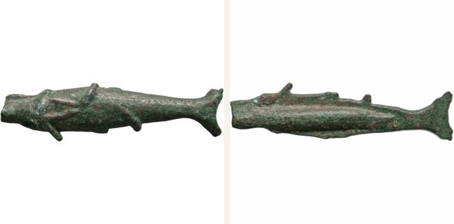 Kerkinitis, bronze coin — Arrowhead with central rib (CN type 20954)