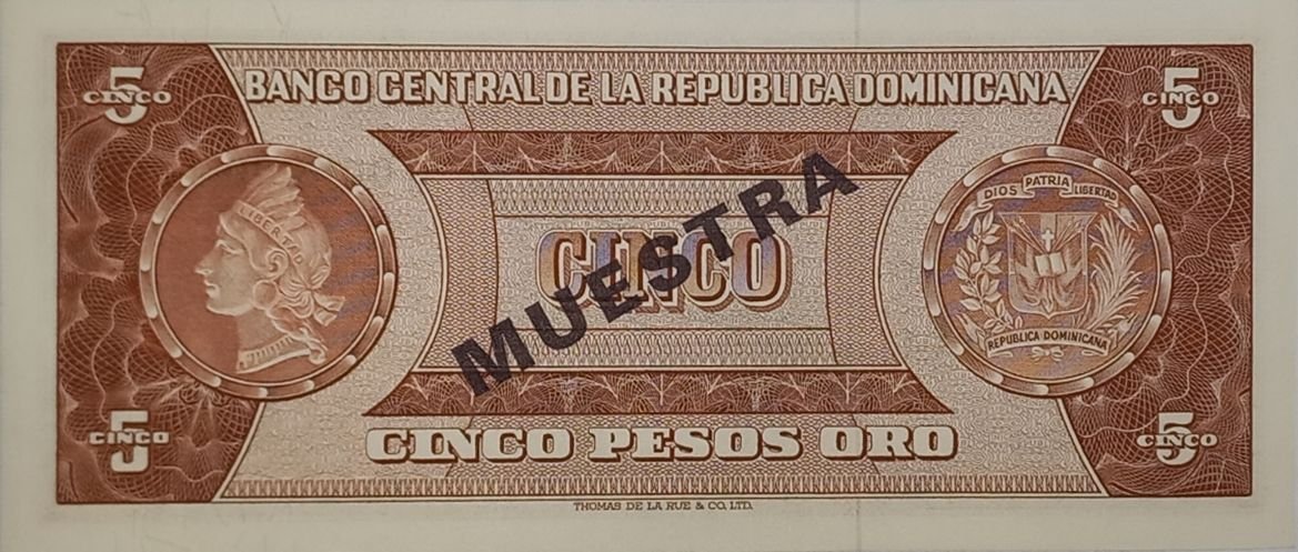 Reverse of 5 Pesos (1965–1974), Pick 100