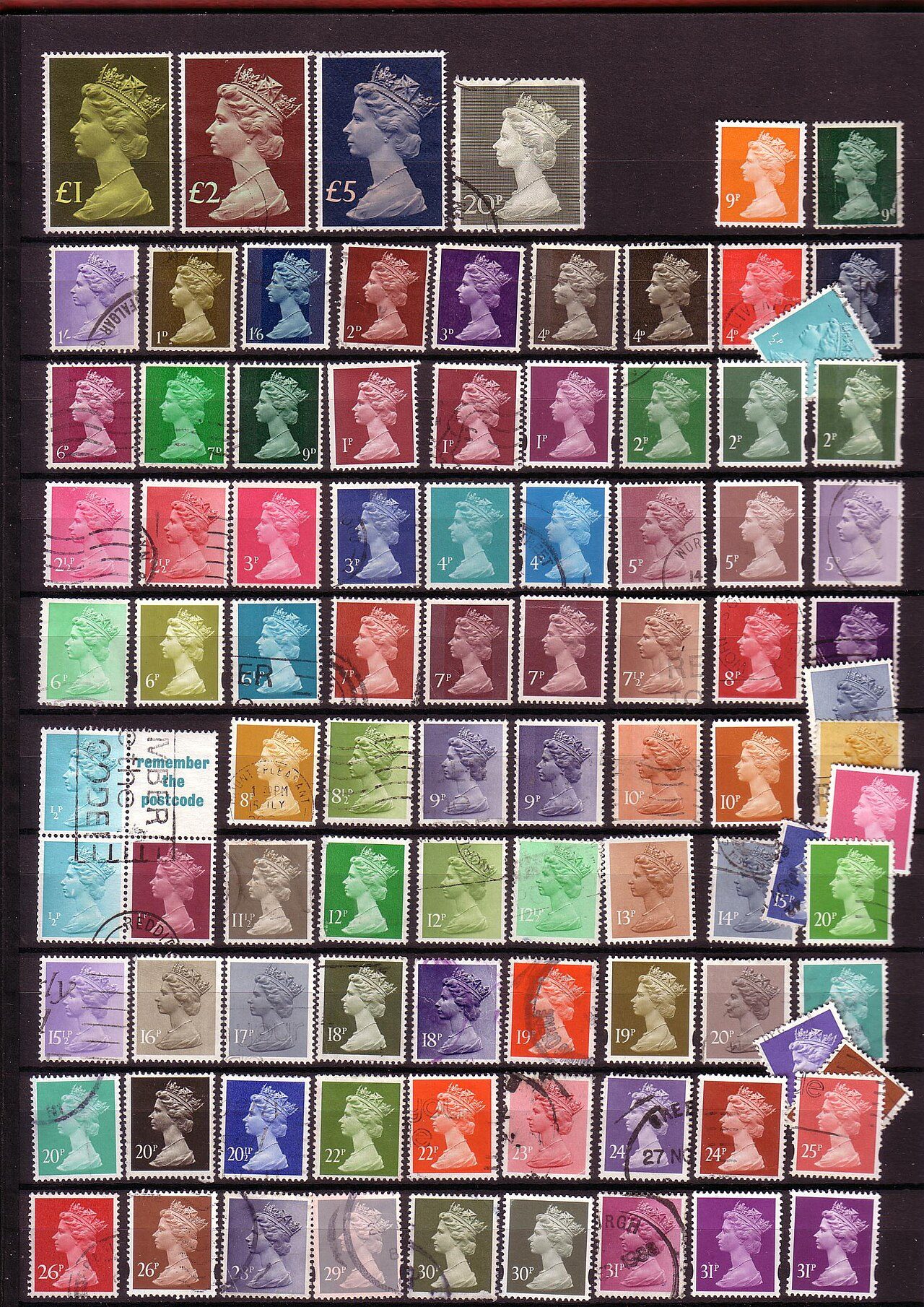 Machin definitive series
