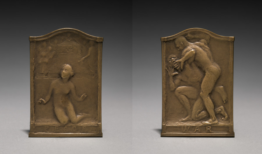 Medal: Commemorates the Signing of Peace, No. 39, 1918 (Cleveland Museum of Art 1919.595)