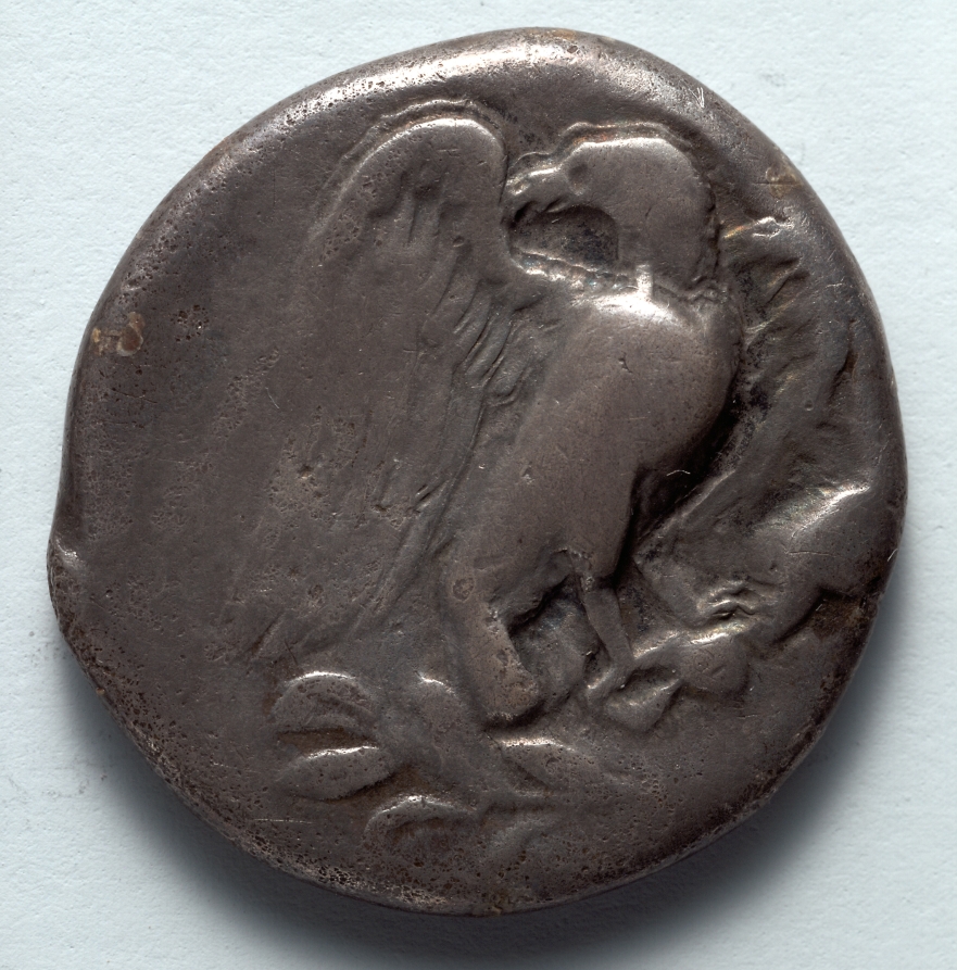 Stater: Eagle (obverse), c. 432–421 BCE (Cleveland Museum of Art 1916.995.a)