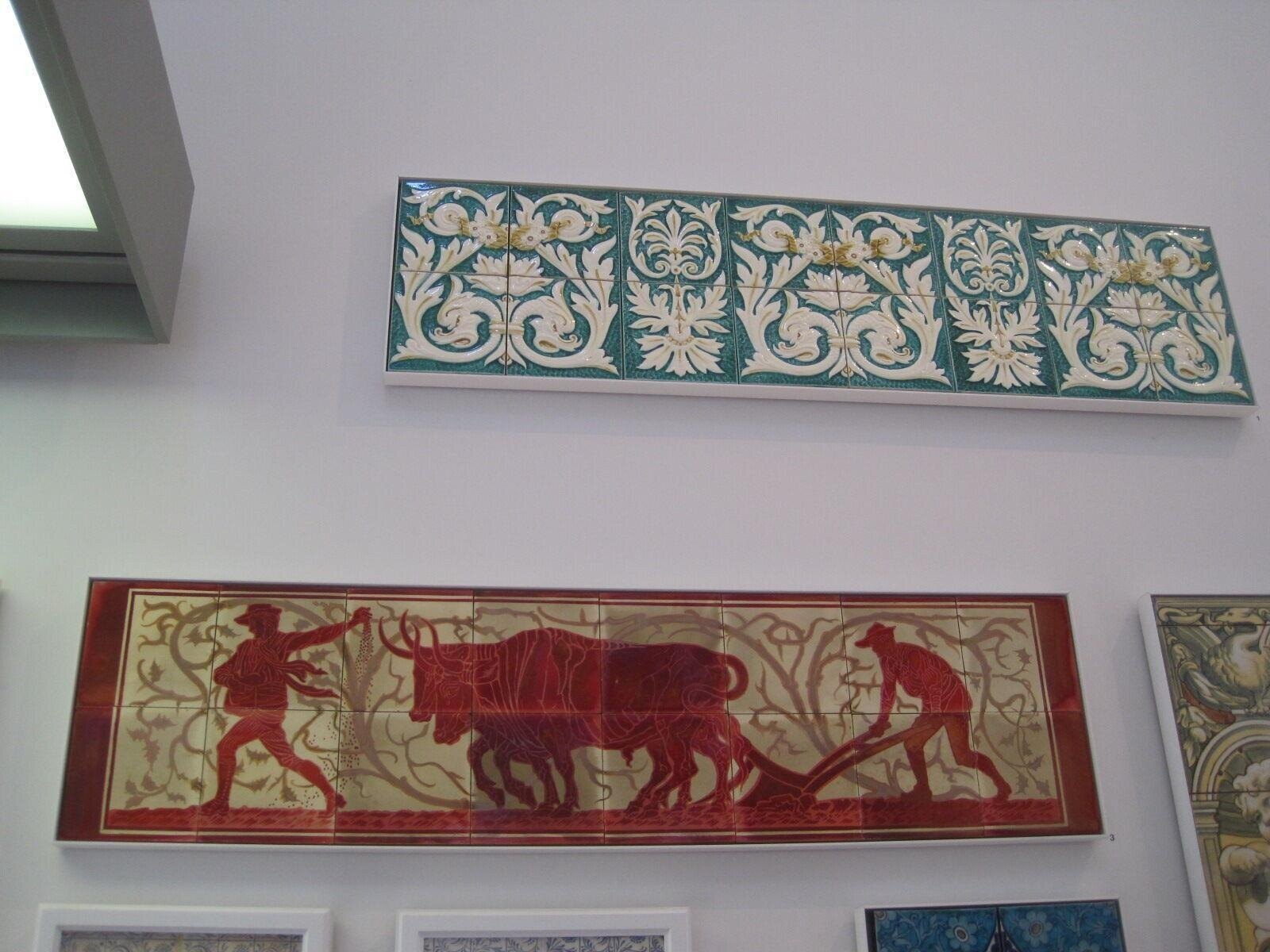 Tile panel, Walter Crane, Maw & Co, Ironbridge, 1889 — museum object CIRC.310-1953