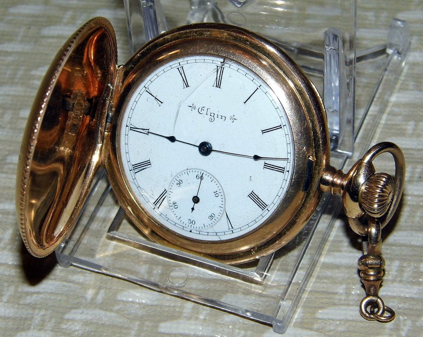 Elgin Hunter case pocket watch, 15 jewels, 1902