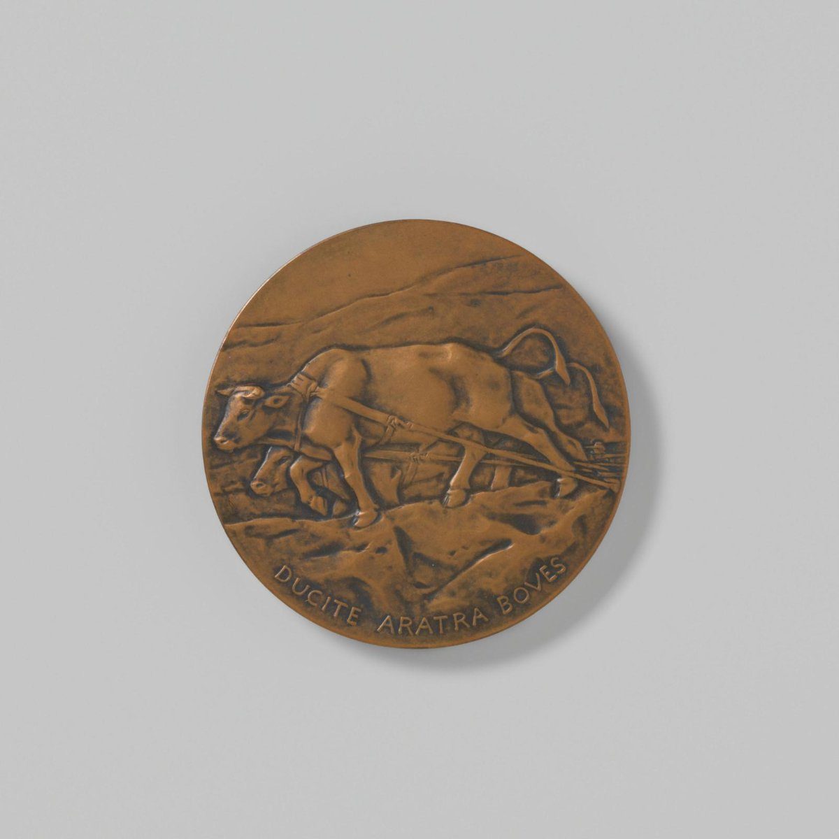 Agriculture, medal commissioned by the Nederlandsch-Belgische Vereeniging der Vrienden van de Medaille als Kunstwerk