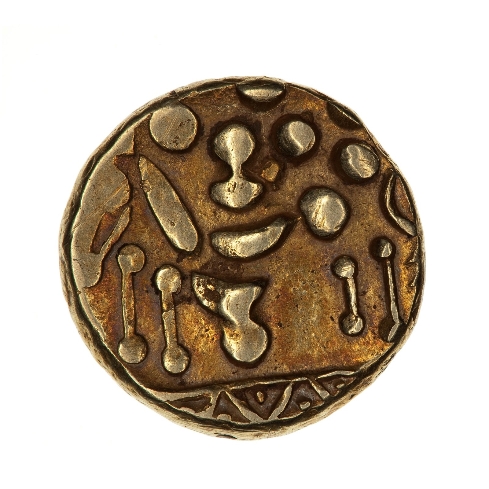 Coin, stater, Britain, 90-70 BC — museum object NU 5