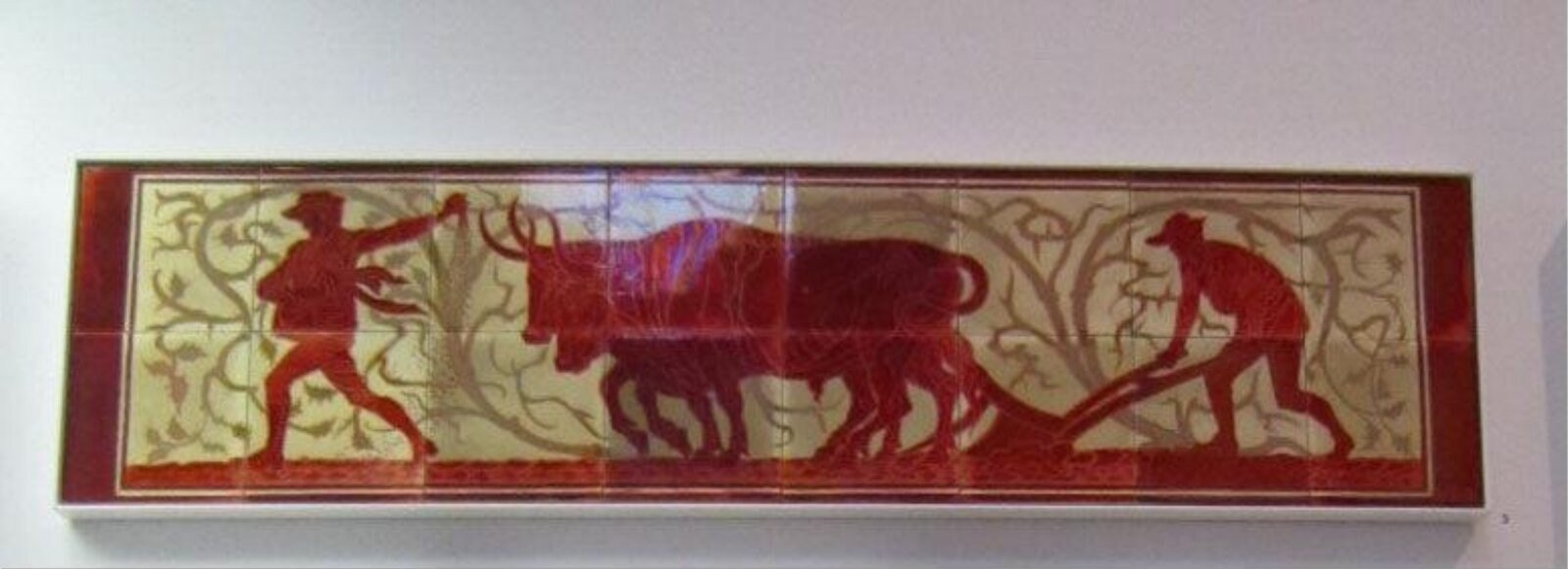 Tile panel, Walter Crane, Maw & Co, Ironbridge, 1889 — museum object CIRC.310-1953