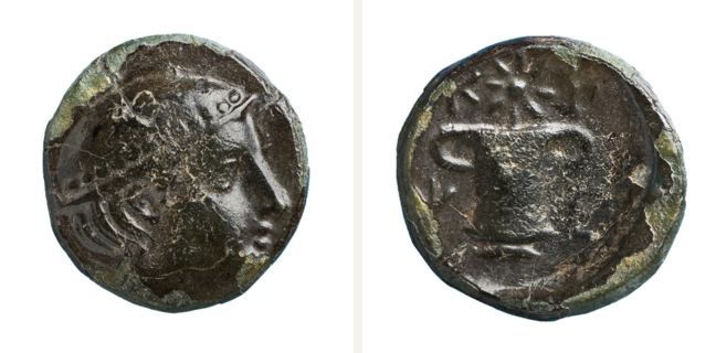 Kypsela, bronze coin — Cotyle (CN type 12855)