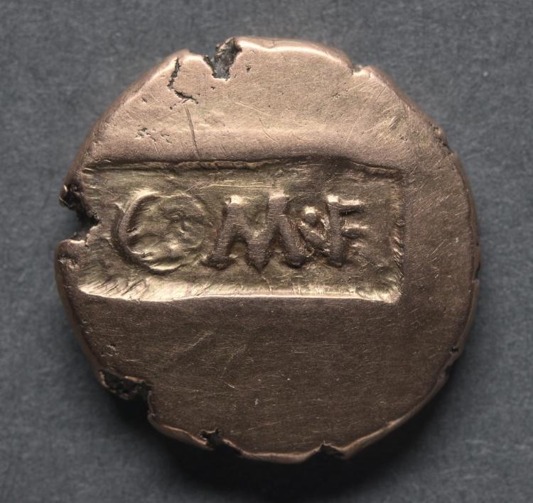 Verica Stater: Horse and Rider (reverse), c. 10–40 CE (Cleveland Museum of Art 1969.146.b)