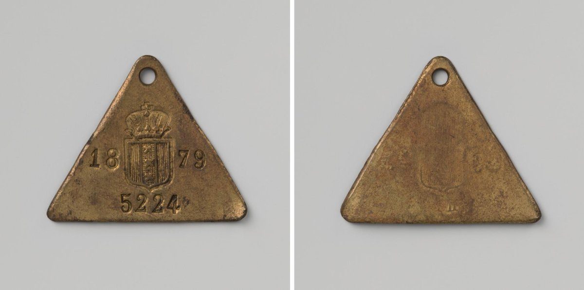 City of Amsterdam, lead token with no. 5224